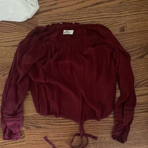 3 PACK long sleeve off the shoulder blouse